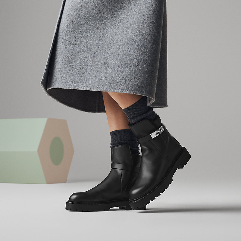 エルメス　カブール Jeff ankle boot - Black | Hermès Canada